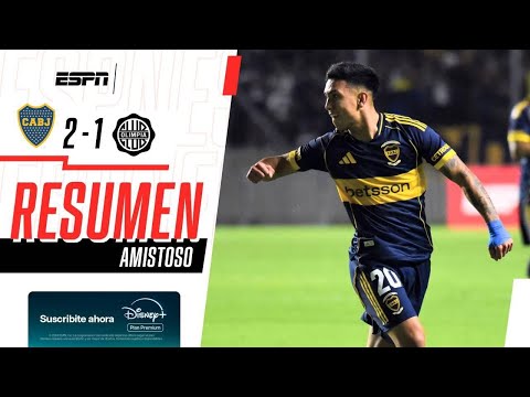 Boca Juniors 2 vs. Olimpia 1 - Amistoso 2026 - Resumen