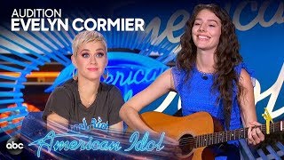 Evelyn Cormier sings &quot;Wicked Game&quot; in American Idol Auditions 👋 .. and Katy say? ...