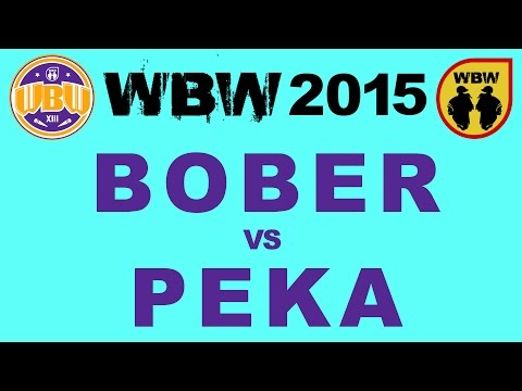 Bober 🆚 Peka 🎤 WBW 2015 Gdańsk (freestyle rap battle)
