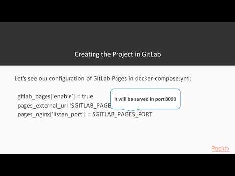 Learning GitLab Create the First Page|packtpub com