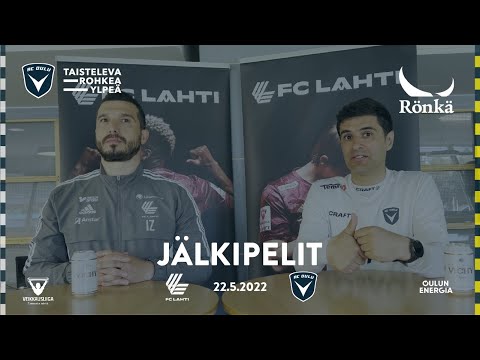 ACOTV: Rönkä jälkipelit FC Lahti - AC Oulu 22.5.2022 (Veikkausliiga)
