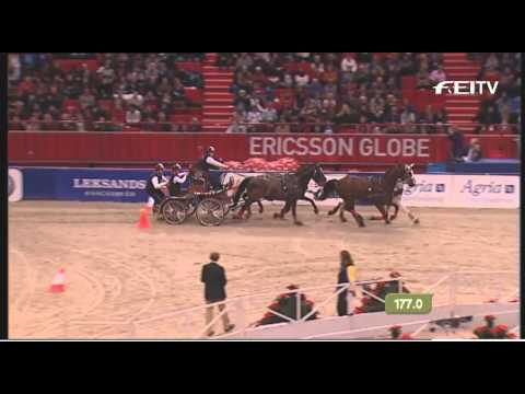 FEI World Cup Driving 2012/13 Stockholm - Werner Ulrich 1st Place