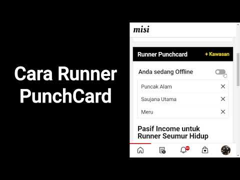 Cara Runner Punchcard Misi Rakyat