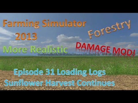 Farming Sim 2013 Forestry and MR E31 - Loading Wood