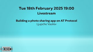 Building with AT Protocol - EdinburghJS - February 2025