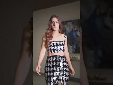 KULVIR MALHOTRA | BUY AFFORDABLE CROP TOP PENCIL SKIRT SET BY WABI SABI | #shorts #fashion #shopping