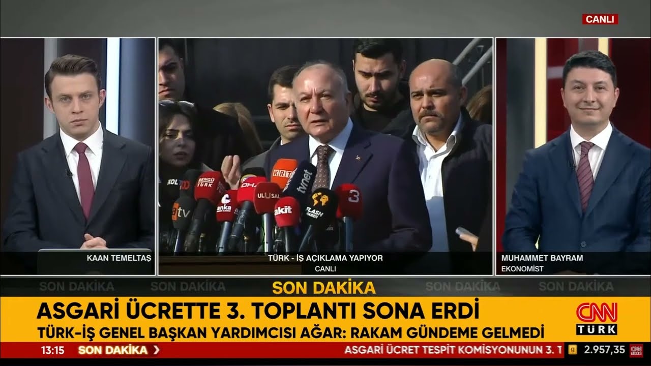 Asgari Ücrette 3. Toplantı Sona Erdi!