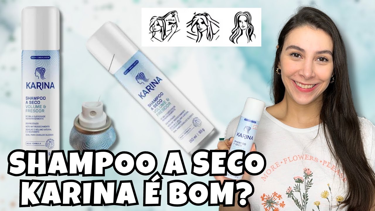 Assistir no YouTube: Resenha: Shampoo a Seco Karina Volume e Frescor - Dicas da Isa Martin