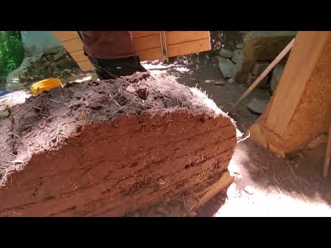 Removing The First Cob Wall Form July31