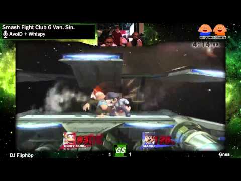 SFC6 SSB4 | Winner's SemiFinals | DJ Fliphop (Diddy Kong) vs Gnes (Mario)