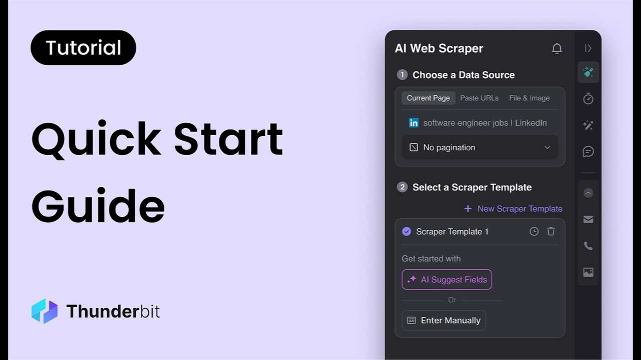 Thunderbit Quick Start Guide - Learn How to Extract Data from Any Website using AI