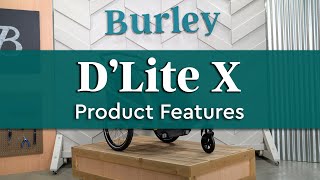 BURLEY D'Lite X double - dvoumístný odpružený dětský vozík