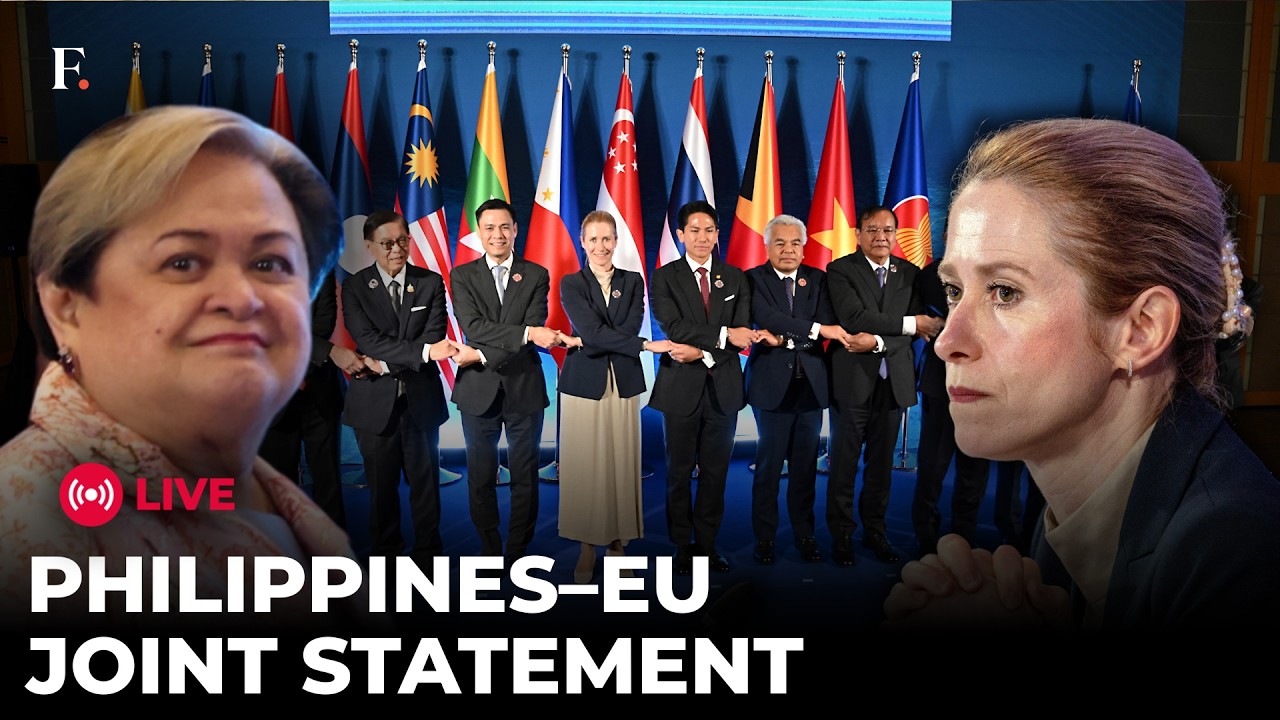 ASEAN LIVE: Philippines, EU Issue Joint Statement on Strategic Partnership in Manila | Kaja Kallas