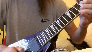 HammerFall - Hammer Of Justice guitar solo cover
