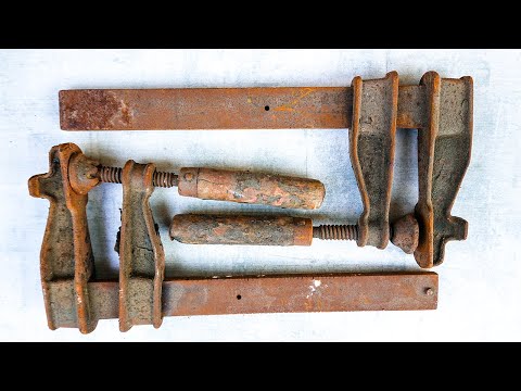 Old Rusty Clamps Restoration