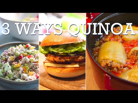 3 ways to cook quinoa | no meat recipes | gluten free | In For The Food