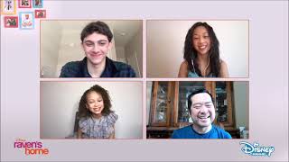 Mykal-Michelle Harris, Felix Avitia, and Emmy Liu-Wang Interview for Disney Channel's Raven's Home video