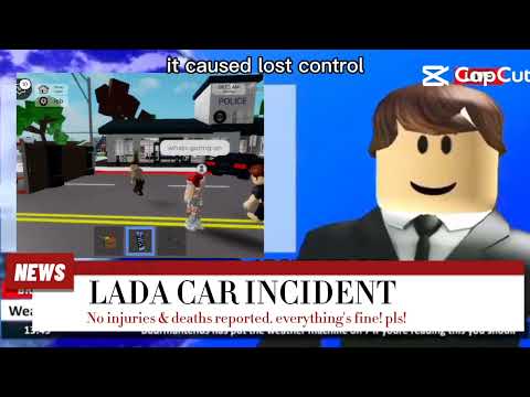 Car accident fire Brookhaven RP 🏡. Breaking News