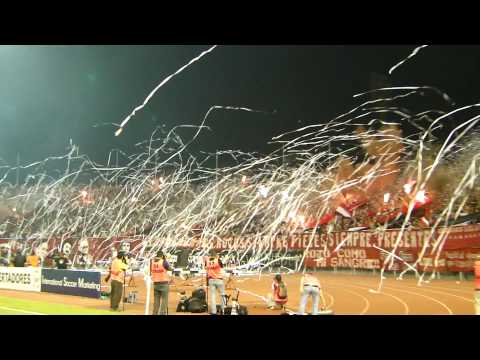 "Tifo Caracas FC vs Flamengo" Barra: Los Demonios Rojos • Club: Caracas • País: Venezuela