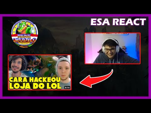 ESA REACT RENECRODILO - CARA HACKEOU A LOJA DO LOL, PIJACK CAMPEÃO, MUCALOL E MÃE DO JEAN MAGO