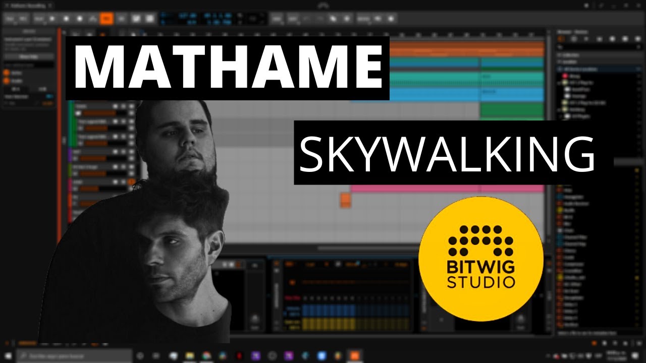 Mathame - Skywalking short Bitwig studio template