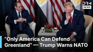 Download lagu Trump on Gaza, Iran & Greenland: “I Won’t Use Force—But Only US Can Secure It” | AC1G mp3