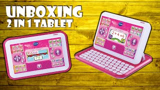 Unboxing Vtech 2-in-1 Tablet Lerncomputer Spielzeug Laptop 5-7 Jahre