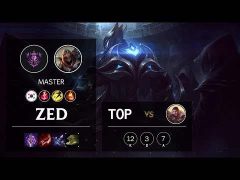 Zed Top vs Jayce - KR Master Patch 10.9