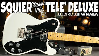Video thumbnail for Squier Classic Vibe 70's Telecaster Deluxe  - Electric Guitar Review by The Guitaristas