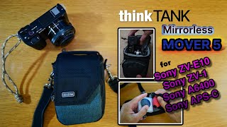 Think Tank Mover 5, Best Compact Camera Bag for Sony APS-C Cameras ZV-E10, ZV1, 