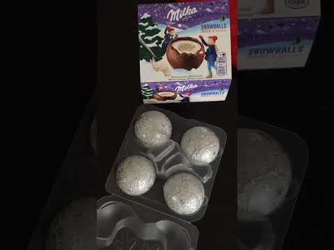 Milka Snowballs ⛄️ #shorts #milka