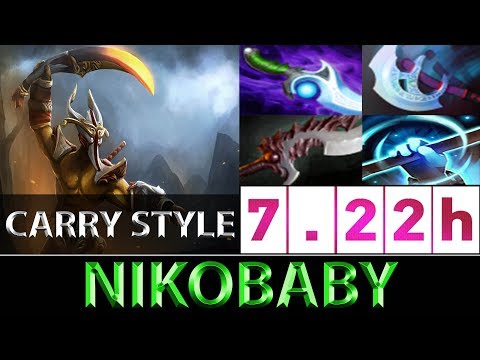 Nikobaby [Juggernaut] 769 GPM Farming Carry Style ► Dota 2 7.22h