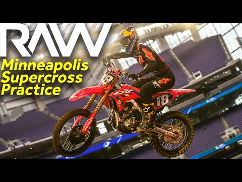 Minneapolis Supercross Practice RAW - Motocross Action Magazine