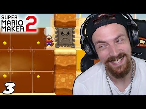 DIESE LEVEL LASSEN MEIN GEHIRN ARBEITEN - Super Mario Maker 2 Gameplay Part 3 Deutsch - Online Level
