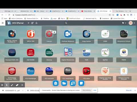 Accessing Vportal Apps