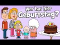 Geburtstagslied Kinderlied Wer Hat Hier Geburtstag Hurra Kinderlieder