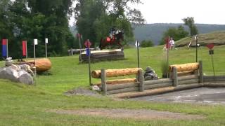 preview picture of video 'Chilly water jump at Millbrook Horse Trials'