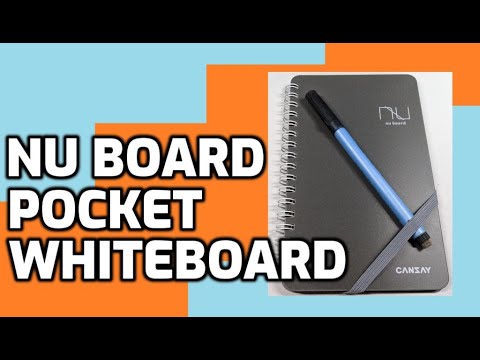 Nu Board Memo Size Pocket Whiteboard Notebook and Eraseable Pens Unboxing and Review