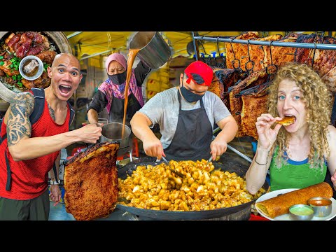 33 MUST TRY Street Foods in Kuala Lumpur, Malaysia 🇲🇾 CHINESE, INDIAN, MALAYSIAN STREET FOOD IN KL!