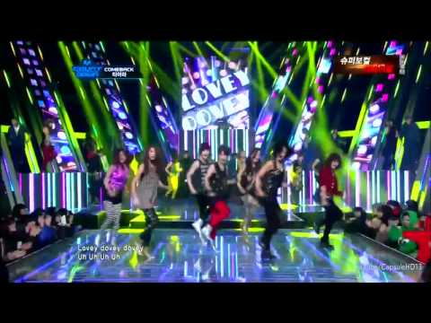 Live HD 720p 120105   T ara   Lovey Dovey Comeback stage