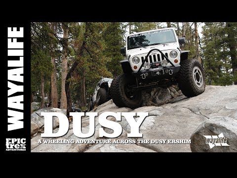 Jeep Wranglers Off Road on the the Famous Dusy Ershim Jeep Trail : THE DUSY