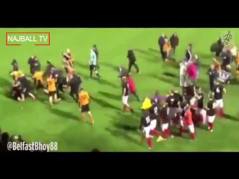 FIGHT BREAKS OUT BETWEEN SUFFOLK FC AND WOODVALE FC 2017