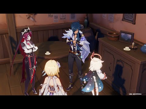 Genshin Impact. ###. Глоток пьянящей мечты. День 1. Когда доспехи сняты (Розария и Кэйа)