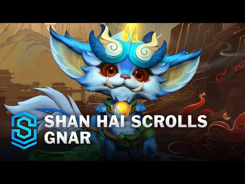 Shan Hai Scrolls Gnar Wild Rift Skin Spotlight