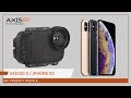 Using the new iPhone Xs with AxisGO X/XS