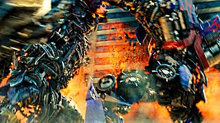 Transformers dark of the moon Optimus prime vs Shockwave (1080pHD VO)