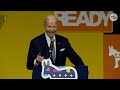 Former President Joe Biden Slams Trump Government Shutdown In Speech At Gala For Democrats