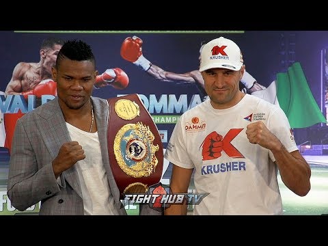 SERGEY KOVALEV VS ELEIDER ALVAREZ 2 - FULL PRESS CONFERENCE & FACE OFF VIDEO