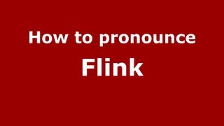 How to pronounce Flink