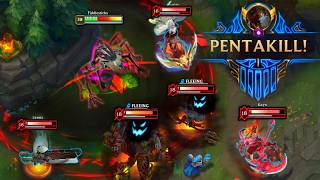 20 Minutes BEST PENTA LoL MONTAGE #603